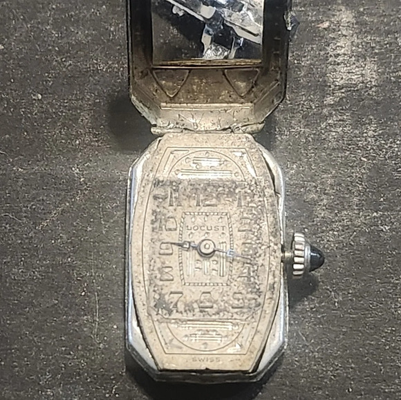 Rare Vintage 20s Locust Womens Art Deco Watch - Picture 16 of 17